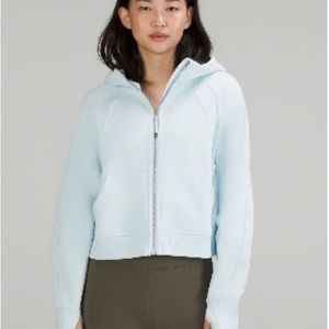 Lululemon Oversized Full Zip Cropped Scuba Hoodie